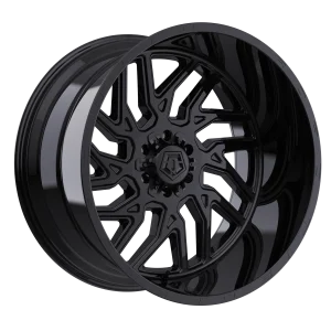 18″ TIS WHEELS 544B BLACK FINISH RIMS