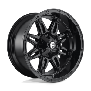 17″ FUEL WHEELS D625 HOSTAGE GLOSS BLACK FINISH CROSSOVER SUV RIMS