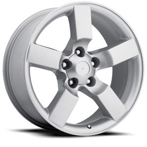 20″ FACTORY REPRODUCTIONS WHEELS FR50 FORD LIGHTNING SILVER FINISH RIMS