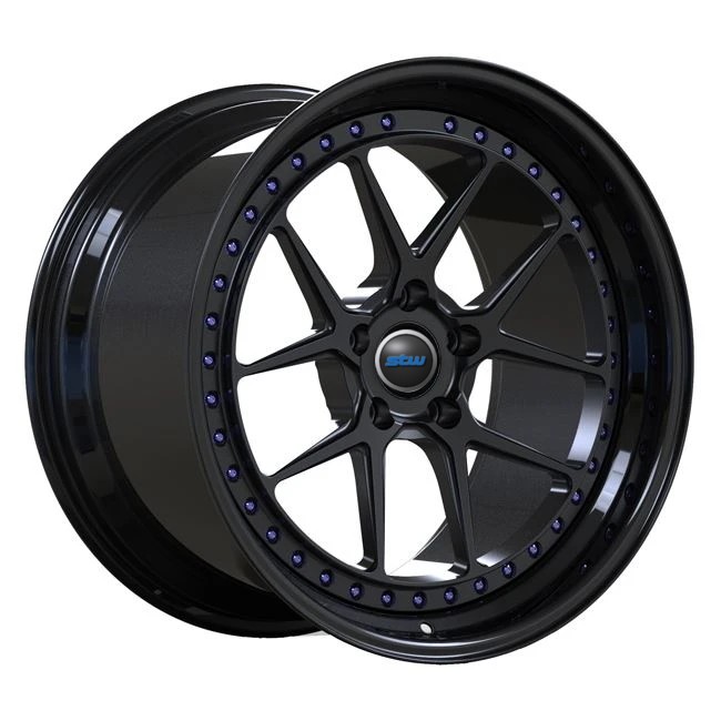 2 Piece Wheels 19inch Matte Black Discs Gloss Black Lips For Toyota Supra Forged Luxury Rims