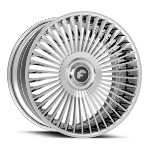 22″ FORGIATO WHEELS TRIMESTRE-ECL CHROME XL FLOATING CAP FORGED FINISH RIMS