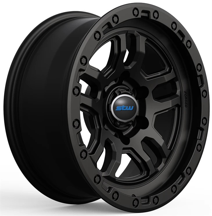 6x139.7 4x4 Forged Wheels 20x9.0 Satin Black For Universal Cars