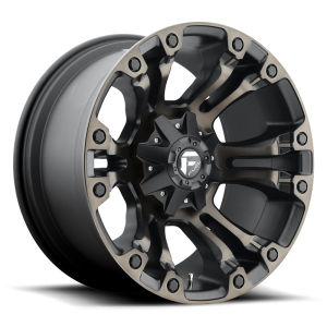 20″ FUEL WHEELS D569 VAPOR BLACK MACHINED DARK TINT OFF-ROAD RIMS