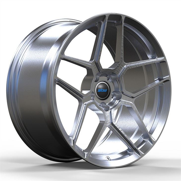Custom 1 Piece Silver Forged Aluminum Rim 5x112 Staggered 18 19 20 21 And 22 Inches For Audi R8