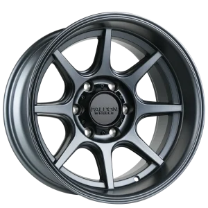 17″ FALCON OFF-ROAD WHEELS T8 SEEKER MATTE GUNMETAL FINSH RIMS