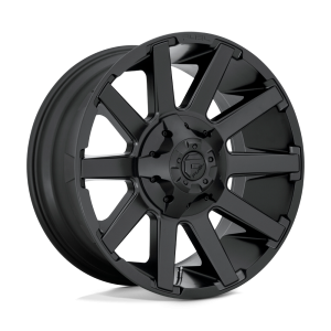 18″ FUEL WHEELS D437 CONTRA MATTE BLACK OFF-ROAD RIMS