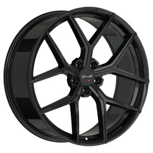 22″ GIANELLE WHEELS ASTRA 5 GLOSS BLACK FINISH RIMS