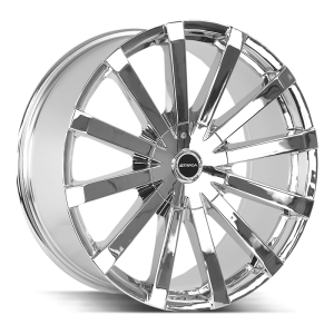22″ STRADA WHEELS GABBIA CHROME RIMS