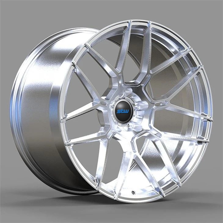 8.5Jx19 ET52 10.5Jx19 ET37 Clear Polished Forged Monoblock For MASERATI GRANTURISMO SPORT