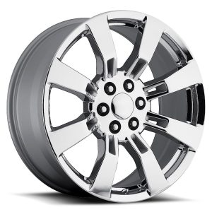 22″ FACTORY REPRODUCTION CADILLAC DENALI ESCALADE WHEELS FR 40 CHROME FINISH RIMS