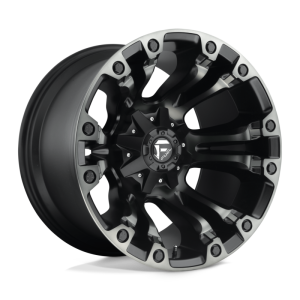 17″ FUEL WHEELS D851 VAPOR MATTE BLACK WITH GRAY TINT OFF-ROAD RIMS