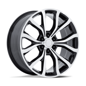 22″ PERFORMANCE REPLICAS WHEELS PR230 GLOSS BLACK MACHINED FACE RIMS