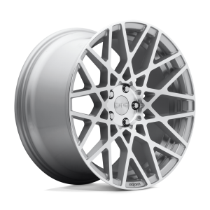 19″ ROTIFORM WHEELS R110 BLQ SILVER MACHINED FINISH RIMS