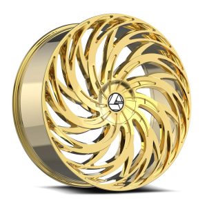 20″ AZARA WHEELS AZA-531 GOLD FINISH RIMS