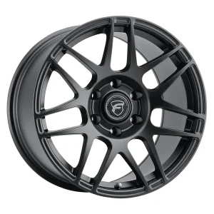 20″ FORGESTAR WHEELS F14 DRAG SATIN BLACK FINISH RIMS