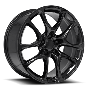 20″ FACTORY REPRODUCTIONS WHEELS FR 551F DODGE DURANGO SRT GLOSS BLACK FINISH RIMS
