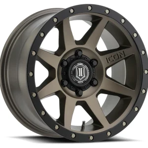 17″ ICON WHEELS REBOUND BRONZE FINISH RIMS
