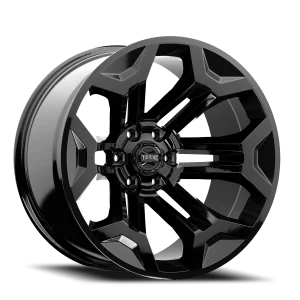20″ TORQUE WHEELS TW405C PULSE SATIN BLACK FINISH RIMS