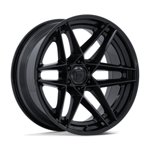 20″ FUEL WHEELS FC408 FLIGHT MATTE BLACK GLOSS BLACK LIP OFF-ROAD FUSION FORGED RIMS