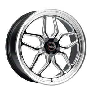 20″ WELD LAGUNA STREET GLOSS BLACK MILLED