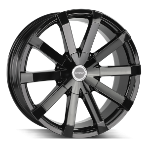 20″ STRADA WHEELS GABBIA GLOSS BLACK RIMS