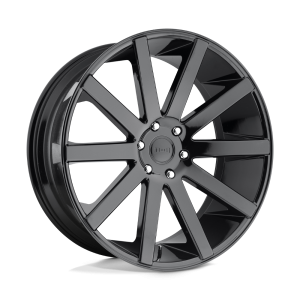 26″ DUB WHEELS SHOT CALLA S219 GLOSS BLACK FINISH RIMS
