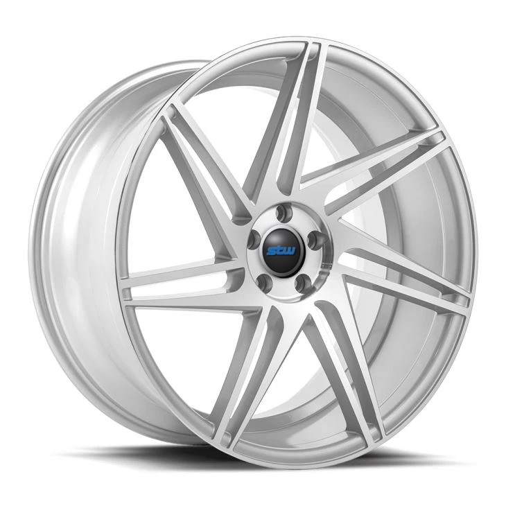 Straight And Stepped Hyper Silver 1 Piece Forged Swift Rims