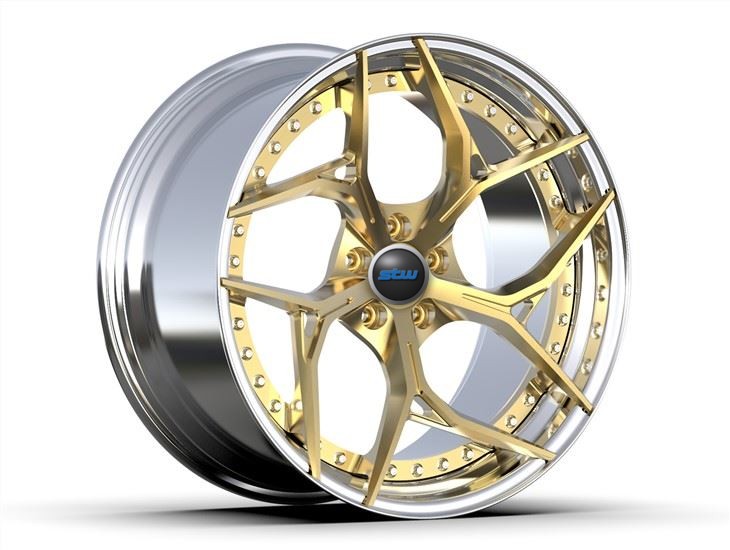 Chinese Cheap New Design 21 Inch Customized 2-PC Rims Wheels For Ferrari