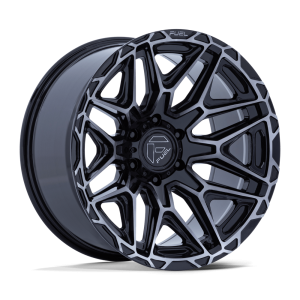 20″ FUEL WHEELS FC885 INJECTOR GLOSS BLACK MACHINED FACE DARK TINT OFF-ROAD RIMS