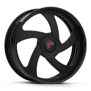 22″ FORGIATO WHEELS SR01-TEC MONO BLACK XL FLOATING CAP FORGED FINISH RIMS