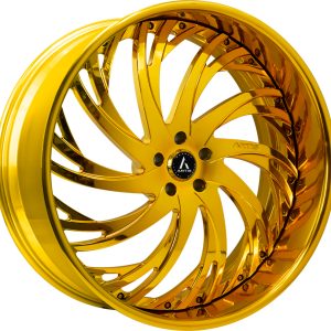 20″ ARTIS FORGED WHEELS DECATUR GOLD FINISH