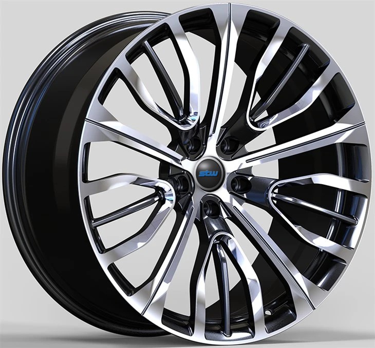 21 Inch Gloss Black Polished Spokes BWM OEM Style 1 Piece Forged Wheels For BMWX3/4G01/02