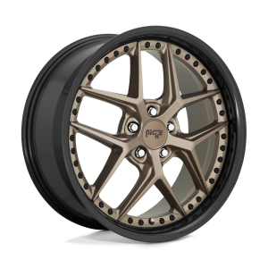 20″ NICHE WHEELS M227 VICE MATTE BRONZE BLACK BEAD RING FINISH RIMS