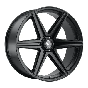 24″ FORGESTAR WHEELS X6 SATIN BLACK FINISH RIMS