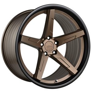 19″ VERTINI WHEELS RFS1.7 SATIN BRONZE GLOSS BLACK LIP FLOW FORMED FINISH RIMS