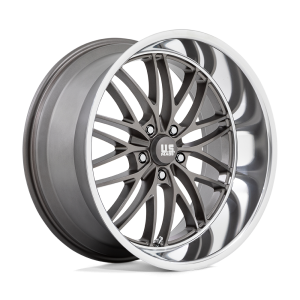 22″ U.S. MAGS WHEELS SANTA CRUZ U139 ANTHRACITE WITH DIAMOND CUT LIP FINISH RIMS