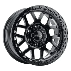 17″ WELD CINCH GLOSS BLACK MILLED
