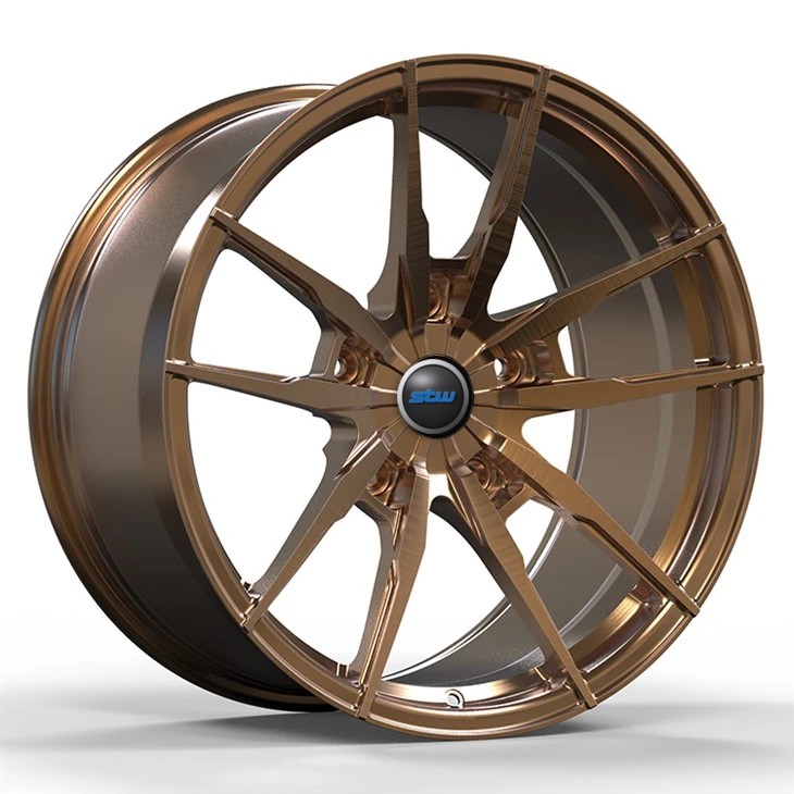1-PC 21X 9.5 5x120 Polished Bronze Car Rims For Range Rover Sport