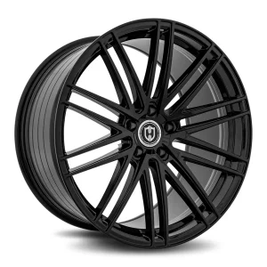 20″ CURVA CONCEPTS WHEELS CFF50 GLOSS BLACK FORGED FINISH RIMS