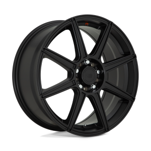 17″ MOTEGI RACING WHEELS MR142 CS8 SATIN BLACK FINISH RIMS