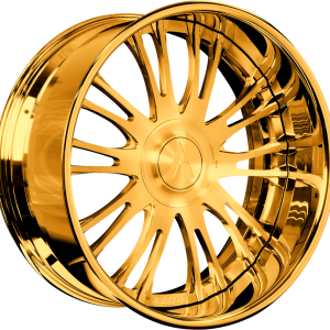 22″ ARTIS FORGED WHEELS FROST XL GOLD FINISH RIMS