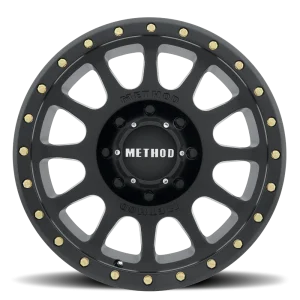 18″ METHOD WHEELS MR305 NV MATTE BLACK FINISH RIMS