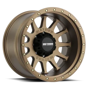 20″ METHOD WHEELS MR605 NV METHOD BRONZE FINISH RIMS