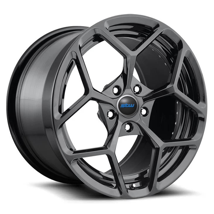 Alloy Rims 19 Gloss Black Customized Alloy Rims Audi S6 Q7 / 22 Inch 2-PC Forged Rims