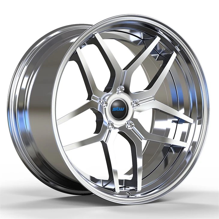Mercedes AMG GTC / GTS 2019 2 Piece Forged Wheels Polished Lip And Disc