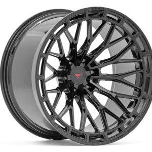 20″ FERRADA WHEELS FTR12 OBSIDIAN BLACK FLOW FORMED FINISH RIMS