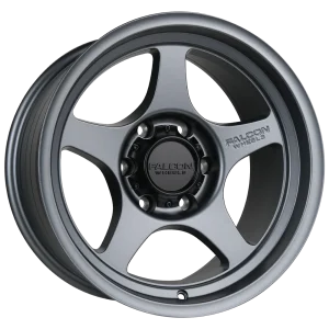 17″ FALCON OFF-ROAD WHEELS T2 GLOSS GUNMETAL FINISH RIMS