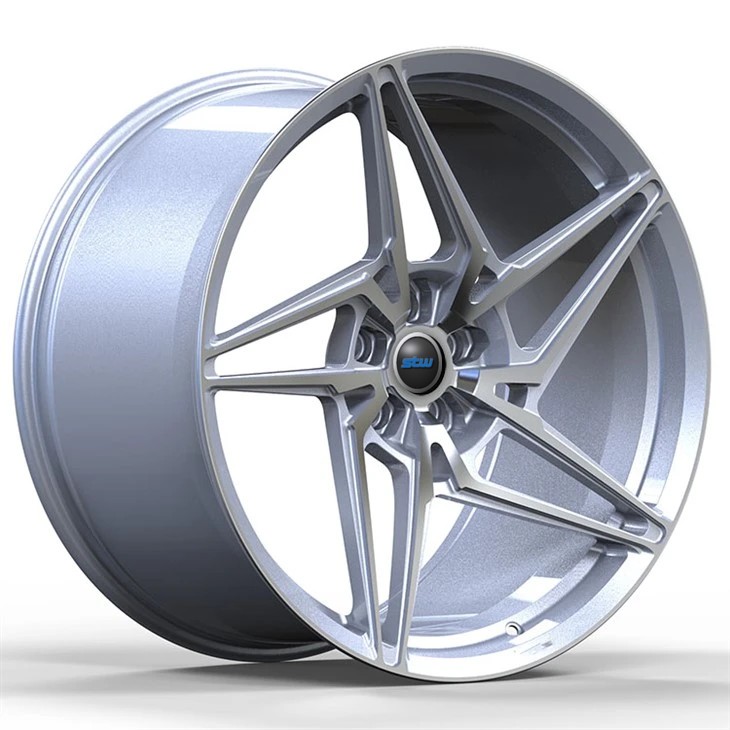 Tesla Model Y Performance 22x10 And 22x11 Silver 1 Piece Forged Wheels For Tesla Model Y Performance