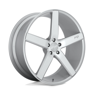 18″ NICHE WHEELS M135 MILAN GLOSS SILVER MACHINED FACE FINISH RIMS