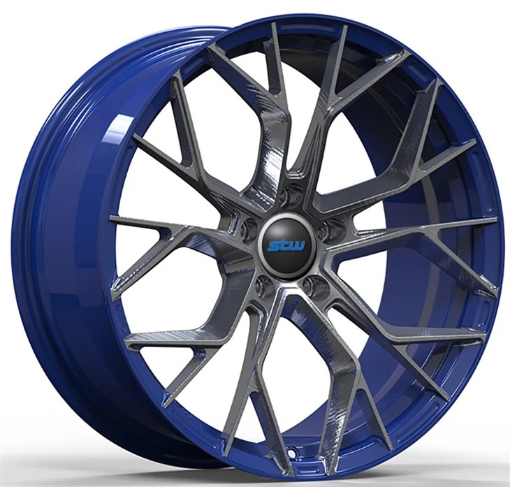 21x8.5 Multi Spoke 1-Piece Forged Rims Gun Metal Grey For Lexus RX350 2023